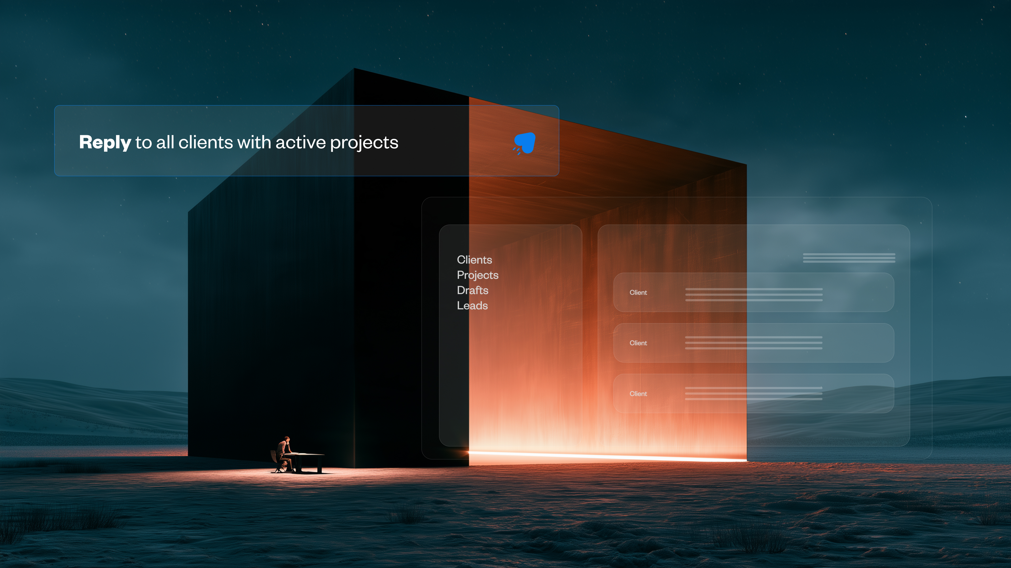 An internal AI tool answering "What should we prioritise this week?" across company data, returning ranked opportunities with projected impact.